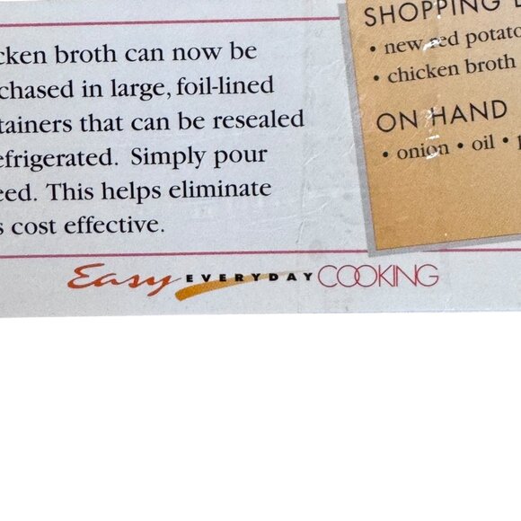 Easy Everyday Cooking Recipe Cards 5-14 Pack‎ NEW Factory Sealed Cards - Picture 4 of 4